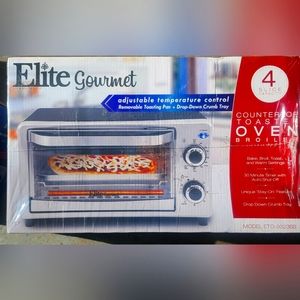 Elite Gourmet 4 slice toaster oven with broiler